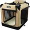 Show in main carousel: EliteField 3-Door Collapsible Soft-Sided Dog Crate, Beige, 20 inch slide 1 of 12
