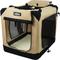 Show in main carousel: EliteField 3-Door Collapsible Soft-Sided Dog Crate, Beige, 24 inch slide 1 of 12
