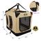 Show in main carousel: EliteField 3-Door Collapsible Soft-Sided Dog Crate, Beige, 30 inch slide 2 of 12