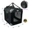 Show in main carousel: EliteField 3-Door Collapsible Soft-Sided Dog Crate, Black, 42 inch slide 2 of 12