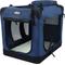 Show in main carousel: EliteField 3-Door Collapsible Soft-Sided Dog Crate, Blue, 30 inch slide 1 of 12