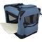 Show in main carousel: EliteField 3-Door Collapsible Soft-Sided Dog Crate, Blue Gray, 36 inch slide 4 of 9
