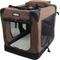 Show in main carousel: EliteField 3-Door Collapsible Soft-Sided Dog Crate, Brown, 24 inch slide 1 of 10