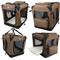 Show in main carousel: EliteField 3-Door Collapsible Soft-Sided Dog Crate, Brown, 24 inch slide 6 of 10