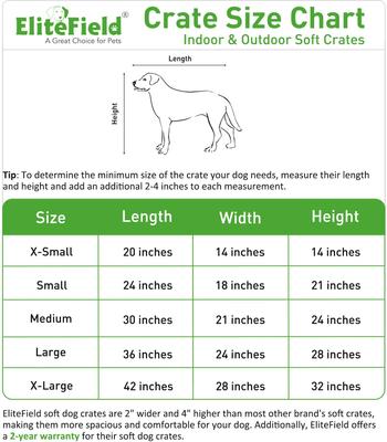 Show full view: EliteField 3-Door Collapsible Soft-Sided Dog Crate, Gray, 30 inch slide 3 of 9