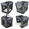 Show in main carousel: EliteField 3-Door Collapsible Soft-Sided Dog Crate, Gray, 30 inch slide 5 of 9