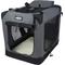 Show in main carousel: EliteField 3-Door Collapsible Soft-Sided Dog Crate, Gray, 42 inch slide 1 of 9