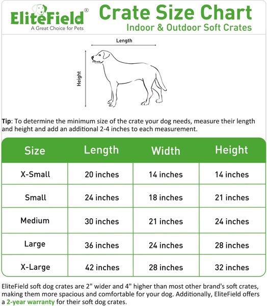 Show full view: EliteField 3-Door Collapsible Soft-Sided Dog Crate, Maroon, 24 inch slide 3 of 12