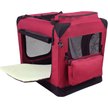 Show in main carousel: EliteField 3-Door Collapsible Soft-Sided Dog Crate, Maroon, 24 inch slide 4 of 12