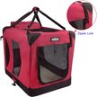 Show in main carousel: EliteField 3-Door Collapsible Soft-Sided Dog Crate, Maroon, 24 inch slide 7 of 12