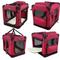 Show in main carousel: EliteField 3-Door Collapsible Soft-Sided Dog Crate, Maroon, 36 inch slide 8 of 12
