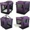 Show in main carousel: EliteField 3-Door Collapsible Soft-Sided Dog Crate, Purple, Med: 30-in L x 21-in W x 24-in H slide 5 of 9