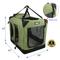 Show in main carousel: EliteField 3-Door Collapsible Soft-Sided Dog Crate, Sage Green, 42 inch slide 2 of 12