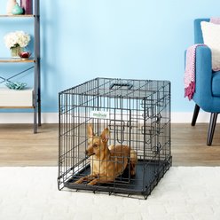 EliteField 3-Door Collapsible Wire Dog Crate with Divider, 30 inch