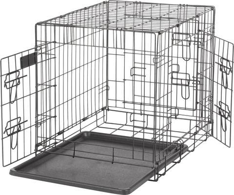 Show full view: EliteField 3-Door Collapsible Wire Dog Crate with Divider, 30 inch slide 6 of 11