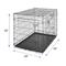 Show in main carousel: EliteField 3-Door Collapsible Wire Dog Crate with Divider, 42 inch slide 3 of 10