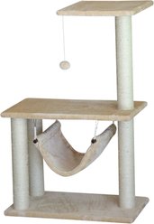 EliteField 37-in Faux Fur Cat Tree, Beige