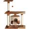 Show in main carousel: EliteField 38-in Faux Fur Cat Tree & Condo, Brown/Beige slide 1 of 3