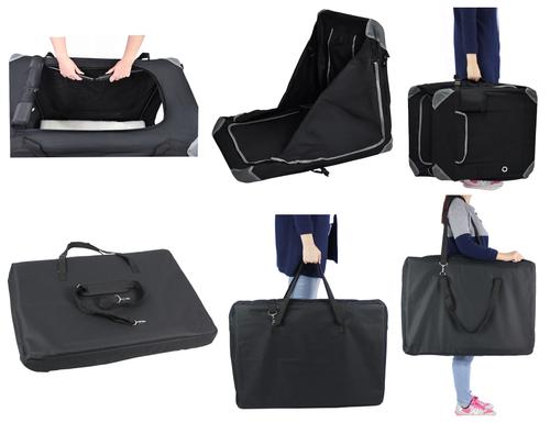 Show full view: EliteField 4-Door Collapsible Soft-Sided Dog Crate, Black, L: 42-in L x 28-in W x 32-in H slide 8 of 12