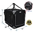 Show in main carousel: EliteField 4-Door Collapsible Soft-Sided Dog Crate, Black, X-Small: 20-in L x 14-in W x 14-in H slide 2 of 12