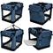 Show in main carousel: EliteField 4-Door Collapsible Soft-Sided Dog Crate, Blue Gray, Med/L: 36-in L x 24-in W x 28-in H slide 6 of 13