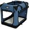 Show in main carousel: EliteField 4-Door Collapsible Soft-Sided Dog Crate, Blue Gray, S: 24-in L x 18-in W x 21-in H slide 3 of 12
