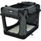 Show in main carousel: EliteField 4-Door Collapsible Soft-Sided Dog Crate, Gray, L: 42-in L x 28-in W x 32-in H slide 3 of 12