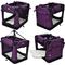 Show in main carousel: EliteField 4-Door Collapsible Soft-Sided Dog Crate, Purple, Med: 30-in L x 21-in W x 24-in H slide 5 of 12