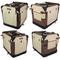 Show in main carousel: EliteField 4-Door Collapsible Soft-Sided Dog Crate with Curtains, Brown/Beige, 36 inch slide 7 of 12