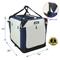 Show in main carousel: EliteField 4-Door Collapsible Soft-Sided Dog Crate with Curtains, Navy Blue/Gray, 20 inch slide 3 of 13