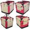 Show in main carousel: EliteField 4-Door Collapsible Soft-Sided Dog Crate with Curtains, Red/Beige, 30 inch slide 7 of 12