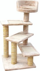 EliteField 40-in Faux Fur Cat Tree, Beige