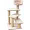 Show in main carousel: EliteField 40-in Faux Fur Cat Tree, Beige slide 1 of 4