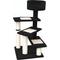 Show in main carousel: EliteField 40-in Faux Fur Cat Tree, Black slide 1 of 4