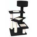 EliteField 40-in Faux Fur Cat Tree, Black
