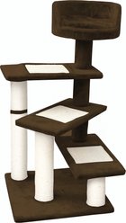 EliteField 40-in Faux Fur Cat Tree, Brown