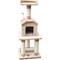 Show in main carousel: EliteField 45-in Faux Fur Cat Tree & Condo, Beige slide 1 of 2
