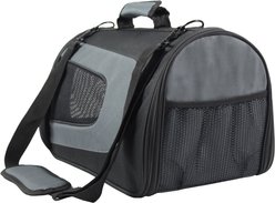 EliteField Deluxe Soft Airline-Approved Dog & Cat Carrier Bag, Black/Gray, 18-in slide 2 of 5