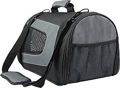 EliteField Deluxe Soft Airline-Approved Dog & Cat Carrier Bag, Black/Gray, 20-in slide 2 of 5