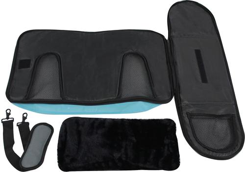 Show full view: EliteField Deluxe Soft Airline-Approved Dog & Cat Carrier Bag, Blue/Gray, 20-in slide 3 of 6