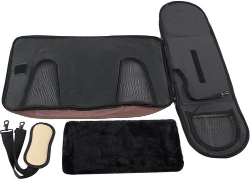 Show full view: EliteField Deluxe Soft Airline-Approved Dog & Cat Carrier Bag, Brown/Beige, 20-in slide 3 of 6