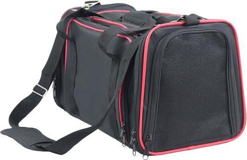Show full view: EliteField Expandable Soft Airline-Approved Dog & Cat Carrier Bag, Black, 17-in slide 3 of 8