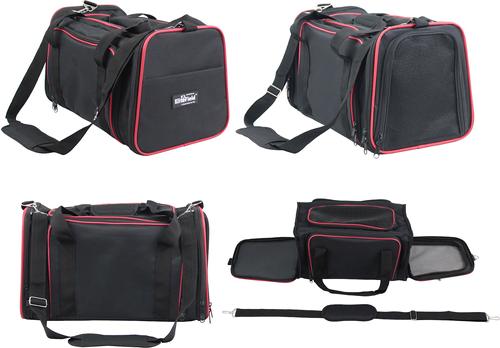 Show full view: EliteField Expandable Soft Airline-Approved Dog & Cat Carrier Bag, Black, 20-in slide 6 of 8
