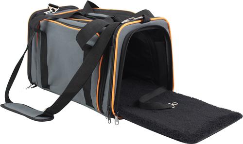 Show full view: EliteField Expandable Soft Airline-Approved Dog & Cat Carrier Bag, Gray, 20-in slide 5 of 9