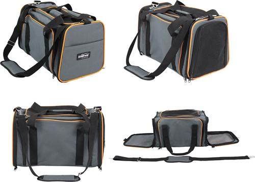 Show full view: EliteField Expandable Soft Airline-Approved Dog & Cat Carrier Bag, Gray, 20-in slide 7 of 9