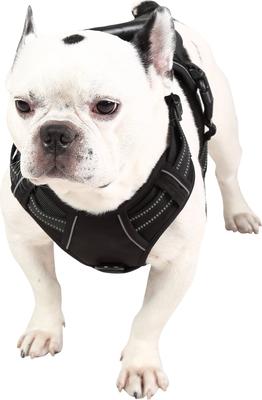 Show full view: EliteField Padded Reflective No Pull Dog Harness, Black, Large: 21 to 36-in chest slide 3 of 7