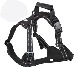 EliteField Padded Reflective No Pull Dog Harness, Black, Small: 15 to 28-in chest