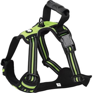EliteField Padded Reflective No Pull Dog Harness, Green, Large: 21 to 36-in chest