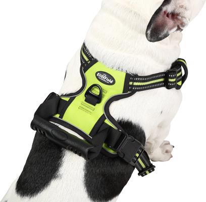 Show full view: EliteField Padded Reflective No Pull Dog Harness, Green, Large: 21 to 36-in chest slide 4 of 7