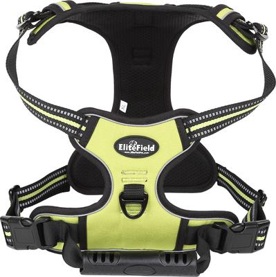 Show full view: EliteField Padded Reflective No Pull Dog Harness, Green, Large: 21 to 36-in chest slide 5 of 7